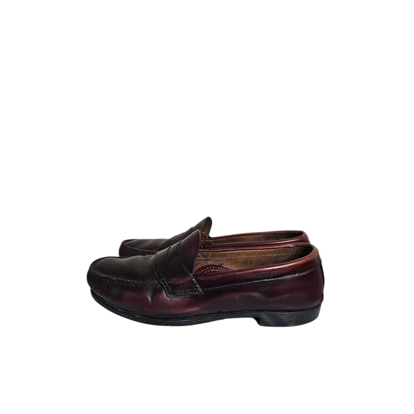GH Bass Weejuns 12D Penny Loafers Burgundy Dress Shoes main image 4